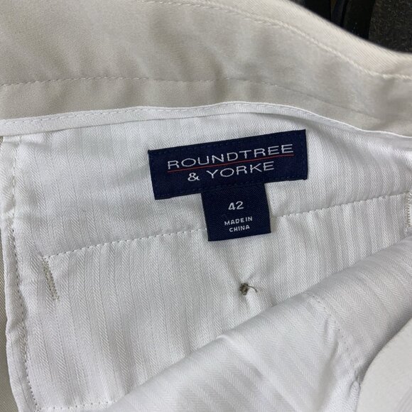 RoundTree & Yorke‎ Travel/ smart SZ 42 Tallman Pleated Front - Picture 8 of 11